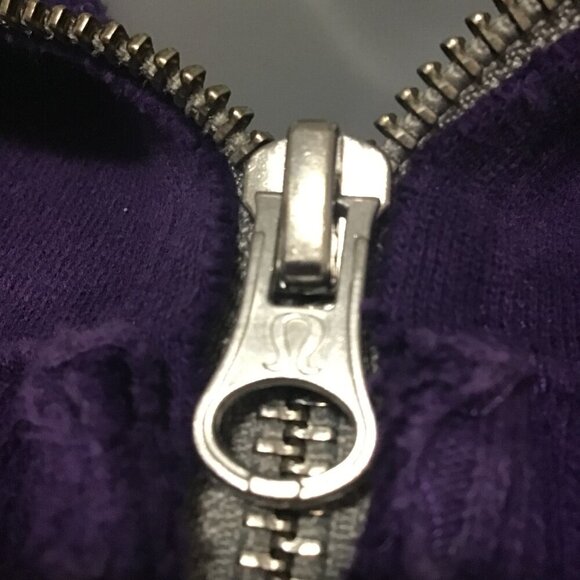 Lululemon Special Edition Scuba Hoodie Purple with Gray Trim Size 8 - Picture 11 of 12
